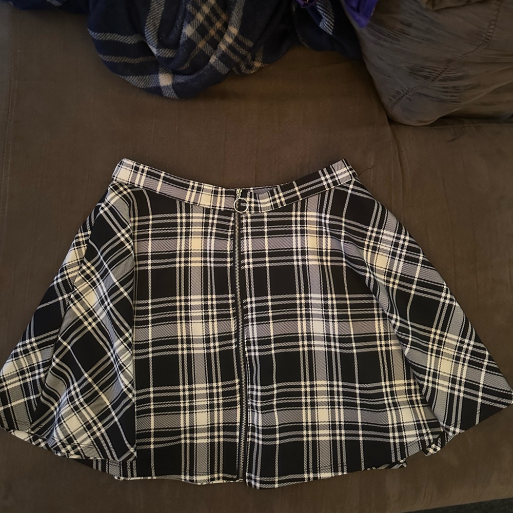 Plaid Mini Skirt